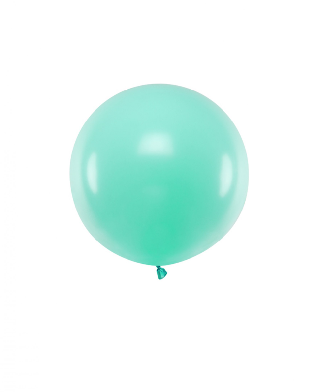 Ballon en latex géant menthe 60 cm