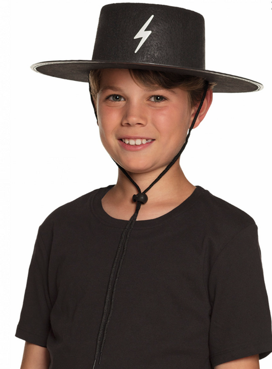 Chapeau justicier masqué enfant
