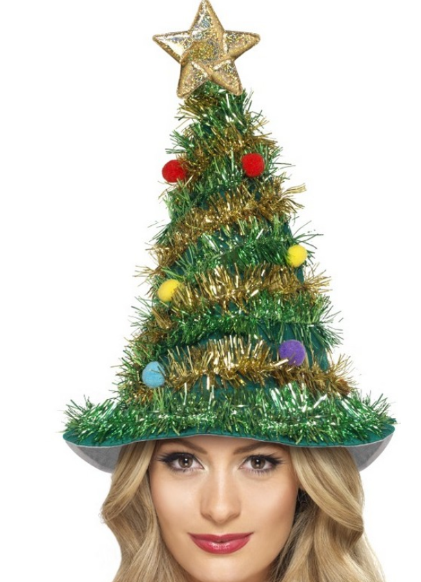 Chapeau sapin décoré adulte Noël