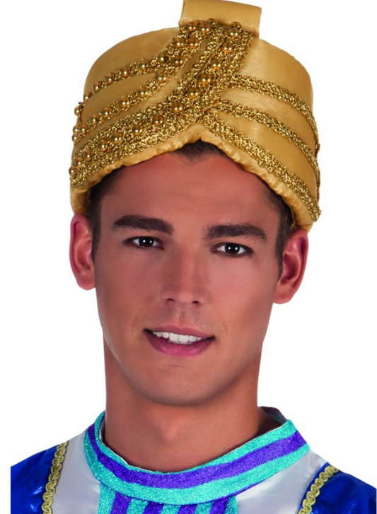 Chapeau sultan doré adulte