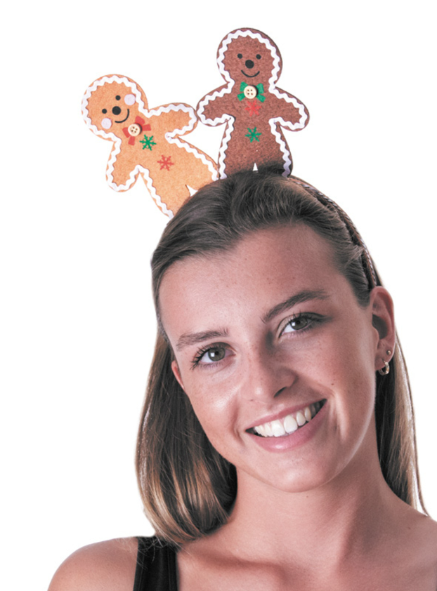 Serre-tête pain d'épices adulte Noël