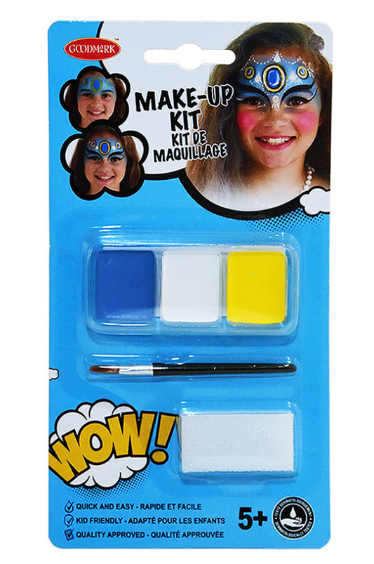 Kit maquillage princesse orientale avec pinceau et éponge fille