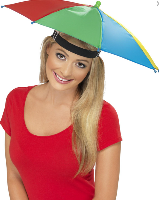 Chapeau parapluie multicolore adulte