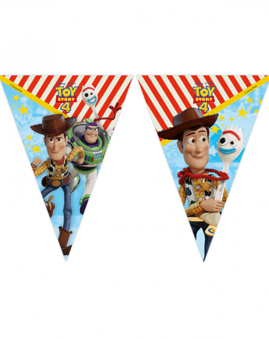 Guirlande 9 fanions Toy Story 4™ 2,3 m