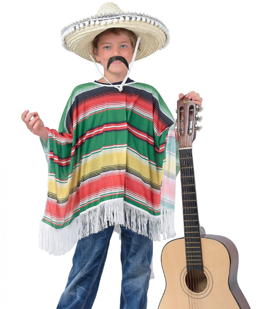 Poncho mexicain enfant