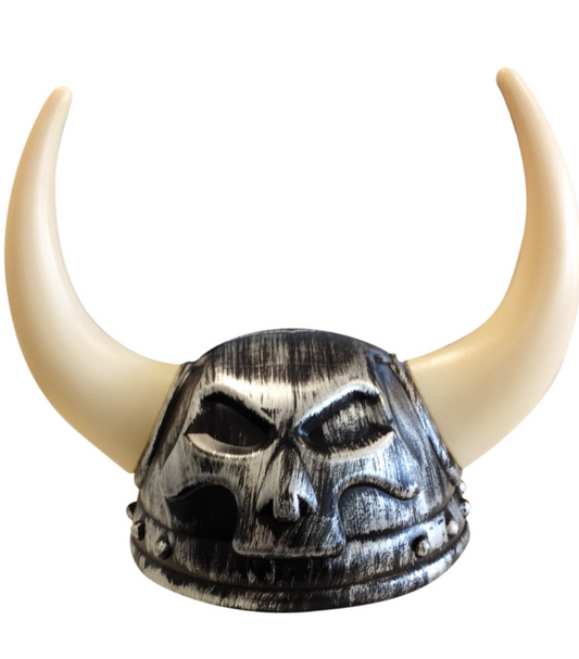 Casque guerrier gaulois gris adulte