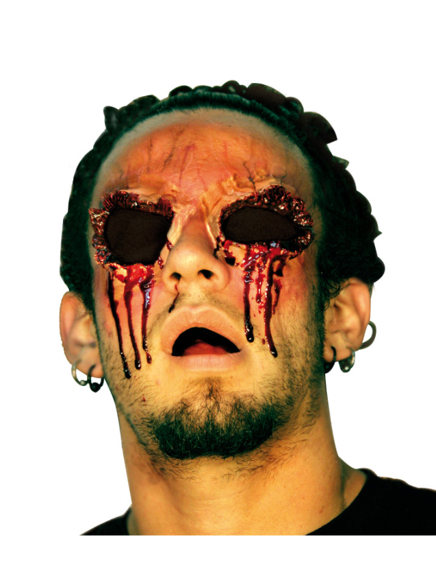Fausse blessure sans yeux adulte Halloween