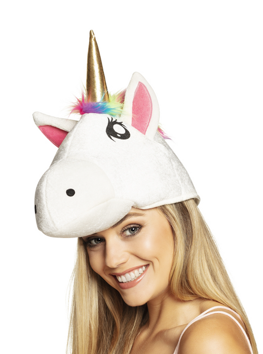 Chapeau tête de licorne adulte