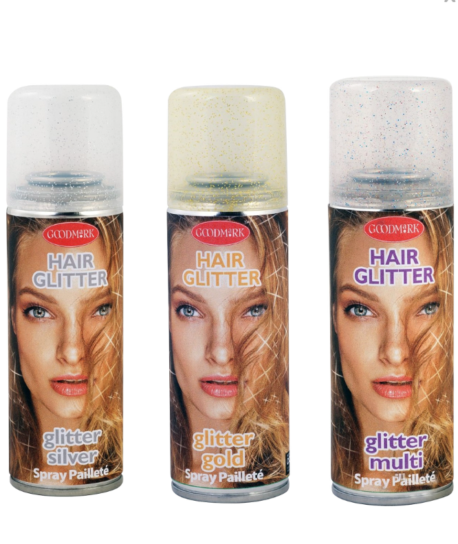 Bombe laque pour cheveux paillettés 125 ml