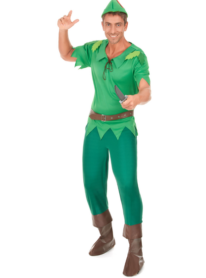 Déguisement homme du pays imaginaire vert