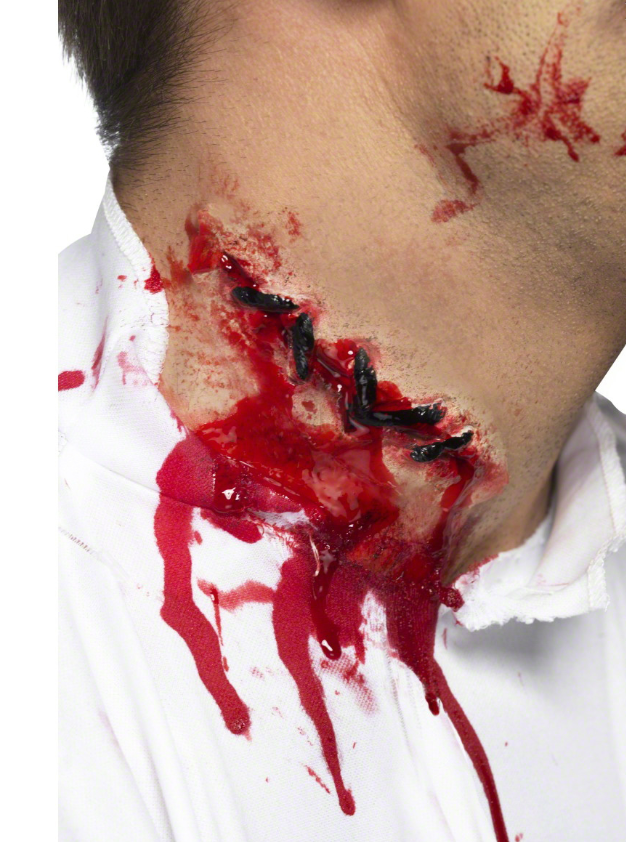 Fausse blessure cou