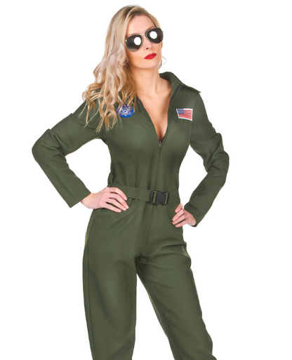 Déguisement pilote d'avion femme