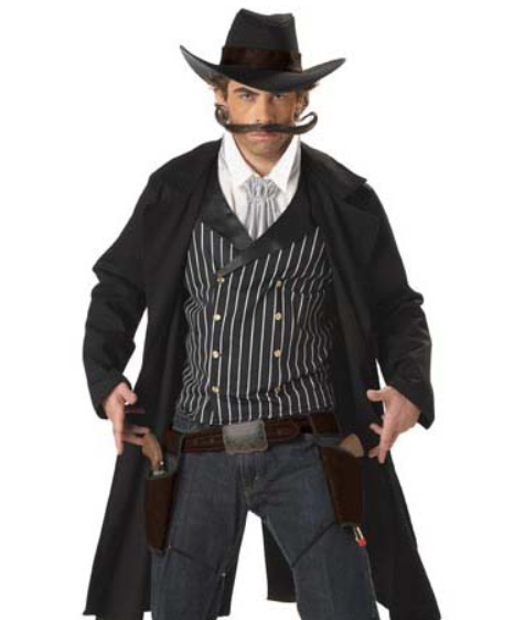 Déguisement cow-boy homme Santa Maria noir