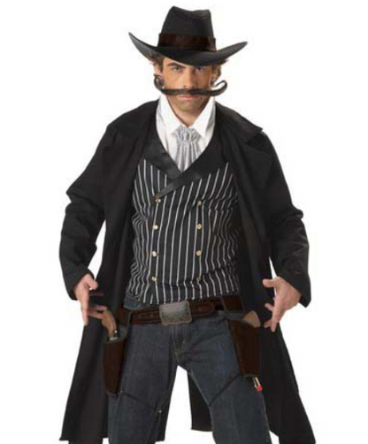 Déguisement cow-boy homme Santa Maria noir
