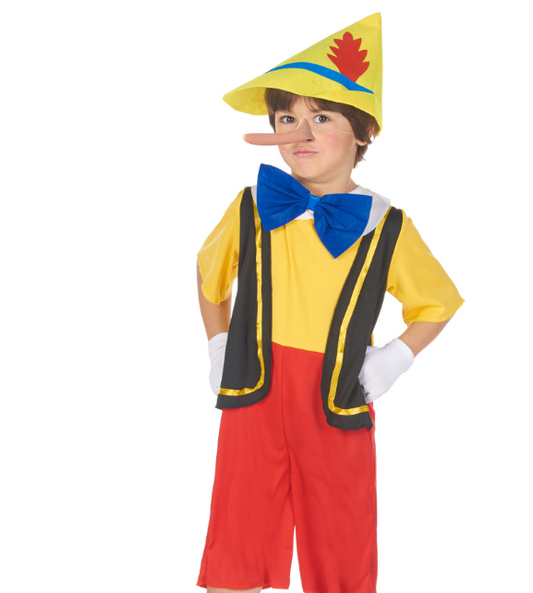 Déguisement marionnette petit menteur garçon