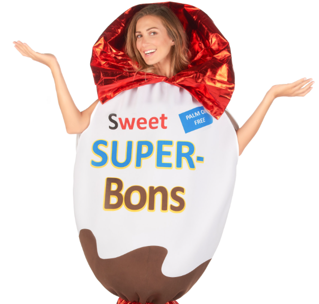 Déguisement confiserie superbon adulte