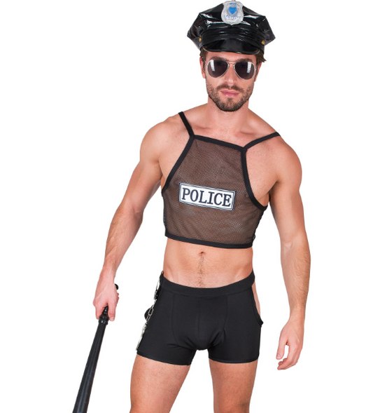 Déguisement policier coquin homme