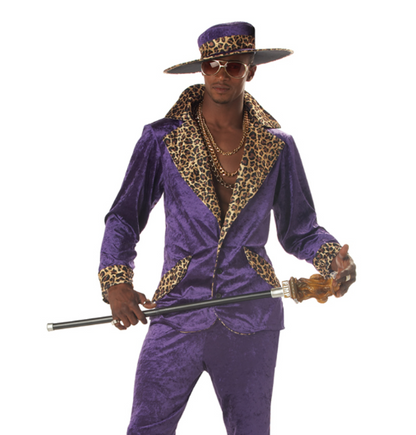 Déguisement mac 70's pour luxe homme