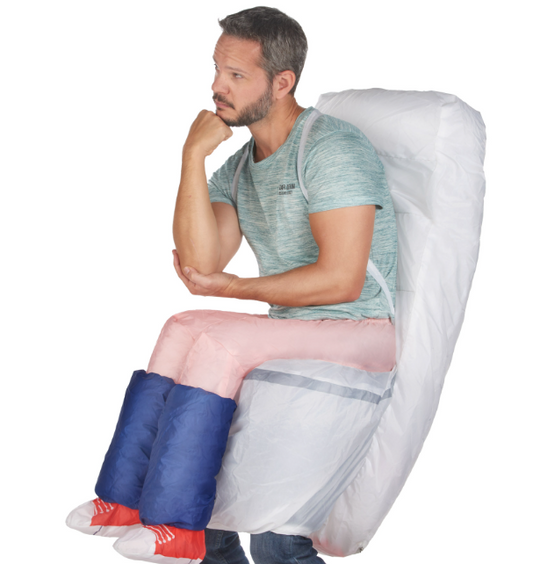Déguisement humoristique toilette gonflable adulte