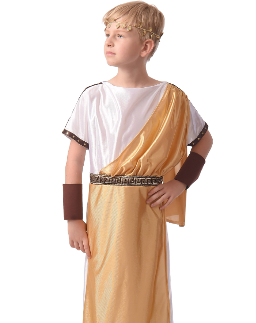 Déguisement romain or garçon