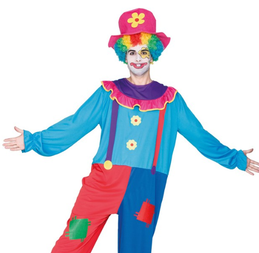 Déguisement de Clown avec pièces pour homme