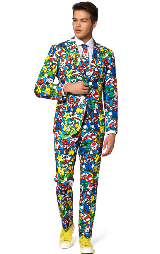 Costume Mr. Super Mario™ adulte Opposuits™