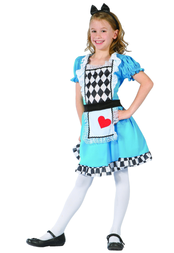 Déguisement Alice de coeur fille