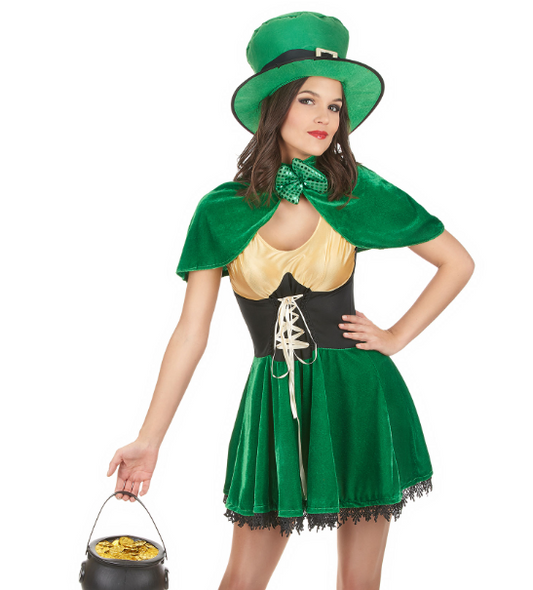 Déguisement leprechaun St Patrick femme