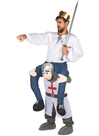 Déguisement homme à dos de chevalier adulte