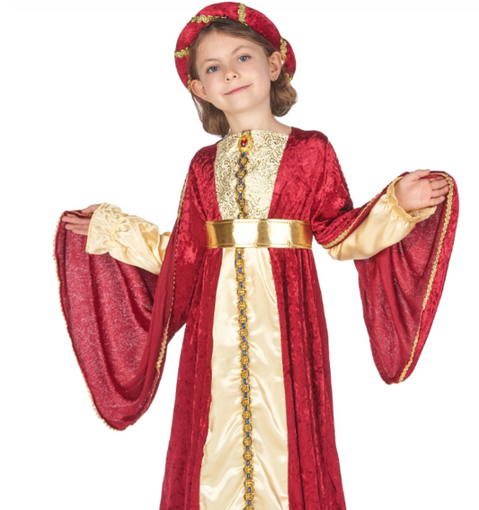 Déguisement médiévale reine fille