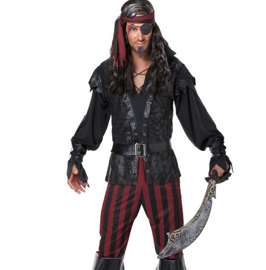 Déguisement Pirate à rayures homme