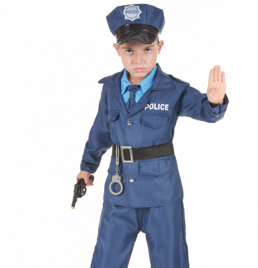 Déguisement policier bleu enfant