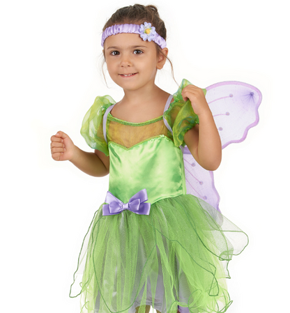 Déguisement fée verte sequins fille