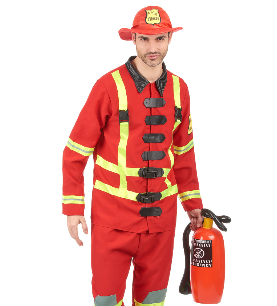 Déguisement pompier homme