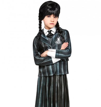 Déguisement uniforme scolaire Mercredi Addams™ enfant