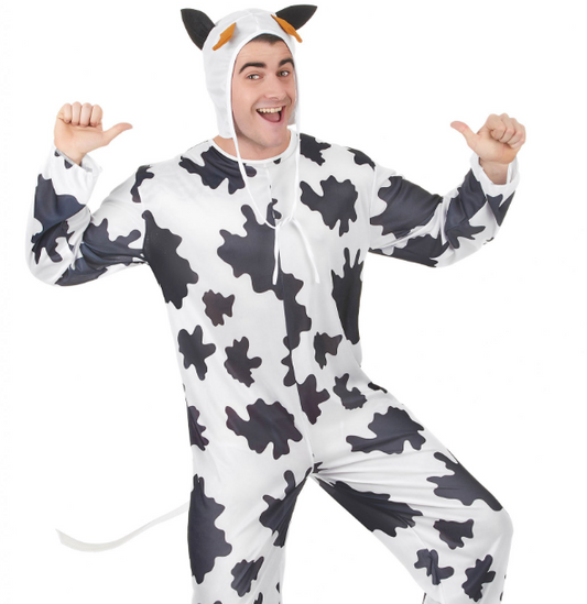 Déguisement vache avec chapeau adulte