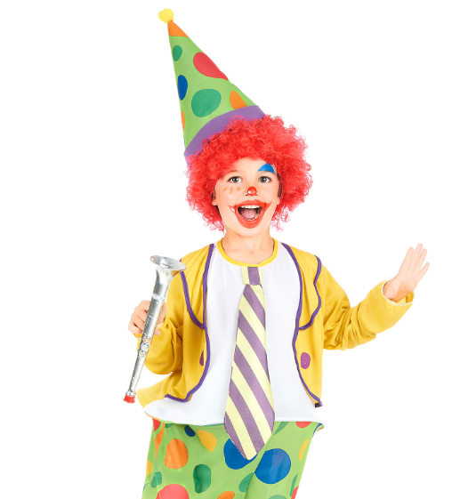 Déguisement clown joyeux garçon
