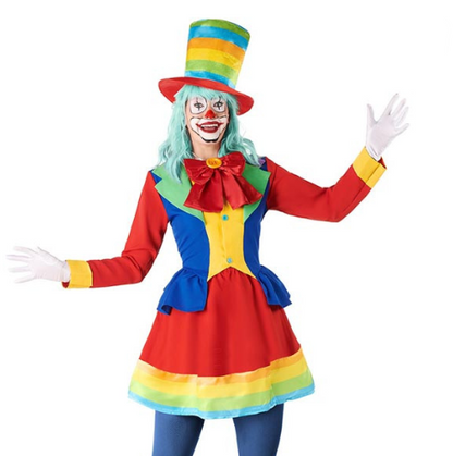 Costume de clown pittoresque pour femme