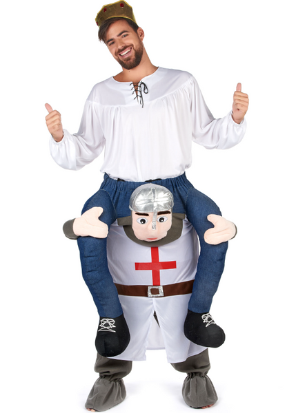 Déguisement homme à dos de chevalier adulte