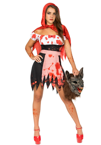 Petit chaperon rouge zombie femme