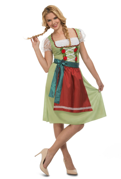Déguisement robe verte fête de la bière femme