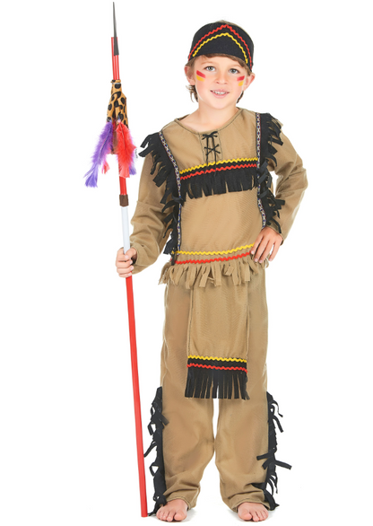 Déguisement indien marron clair garçon