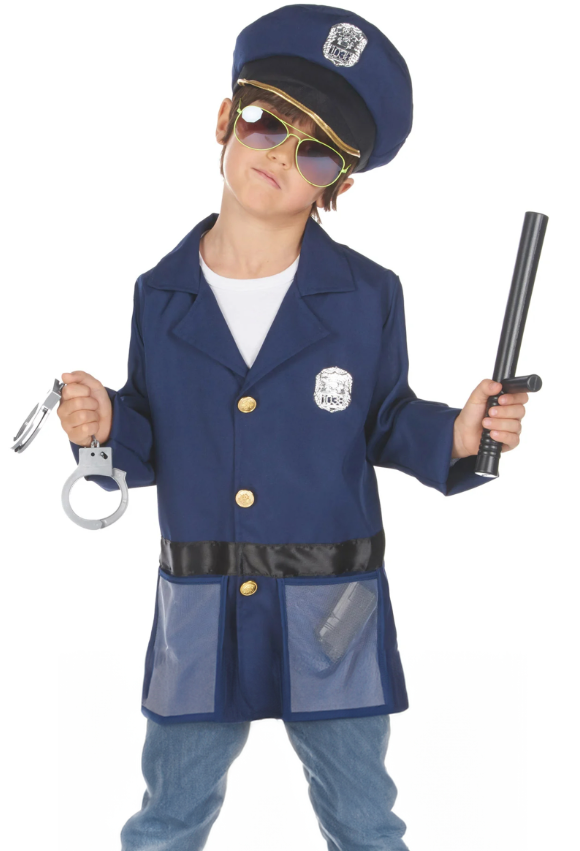 Déguisement avec accessoires policier enfant