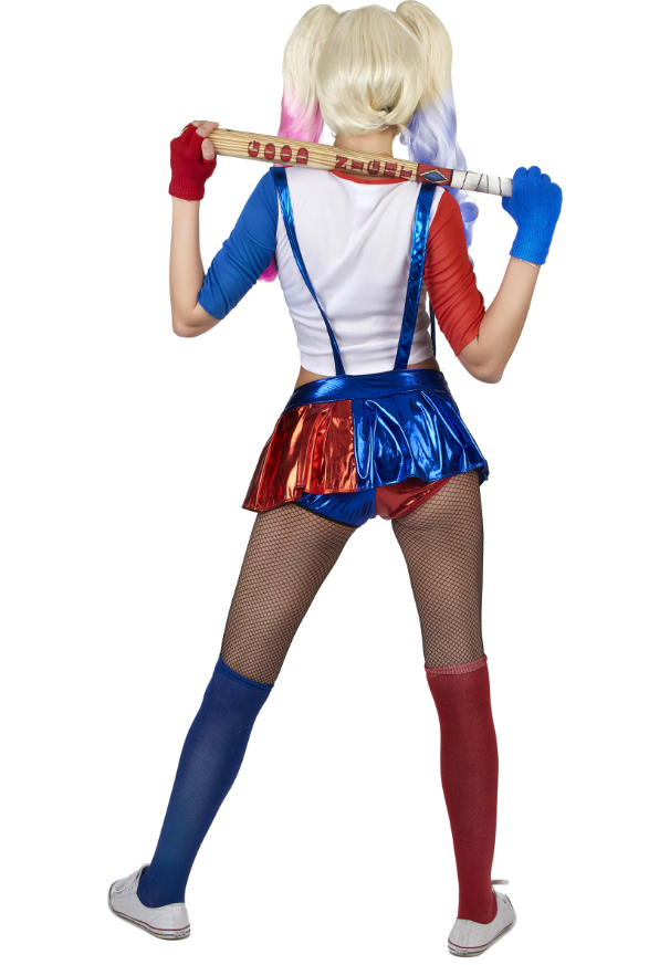 Déguisement Arlequine diabolique femme