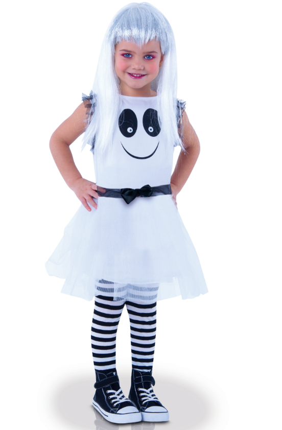 Déguisement fantômette avec yeux mobiles fille