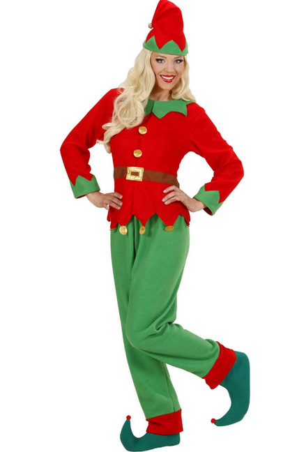 Déguisement lutin du Père Noël femme