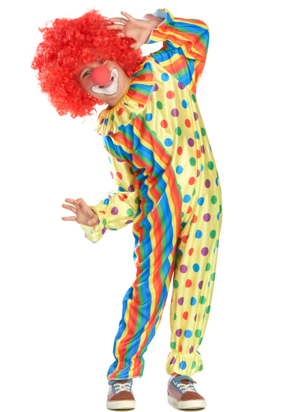 Déguisement clown coloré enfant