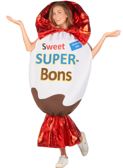 Déguisement confiserie superbon adulte