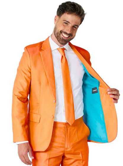 Costume Mr. Solid orange homme Suitmeister™