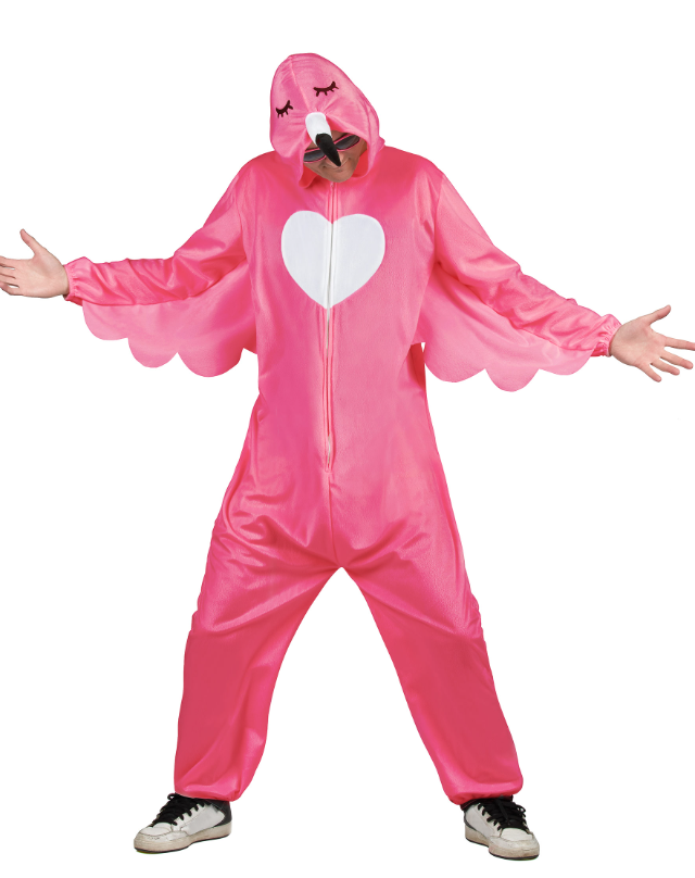 Déguisement flamant rose adulte